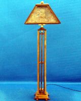 Arts & Crafts Wood Floor Lamp
